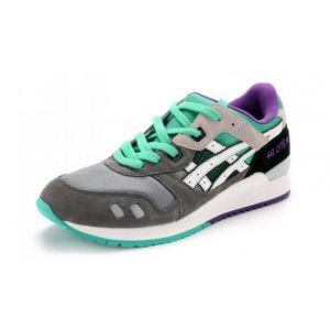 Asics Gel Lyte 3 серые с зеленым 35-44