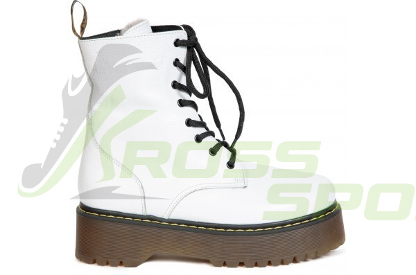 Dr.Martens Jadon White Planform Fleece с мехом