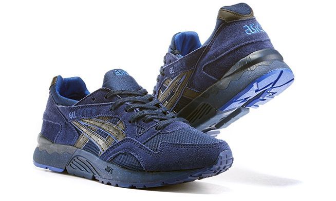 Asics Gel Lyte 5, синие, замша, мужские